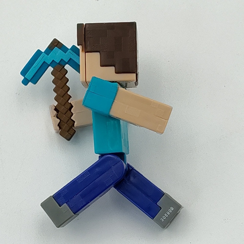 Minecraft‎ 3.25in Comic Maker Steve Figure Accessories Mattel📸SEE📏📸 - Picture 2 of 16